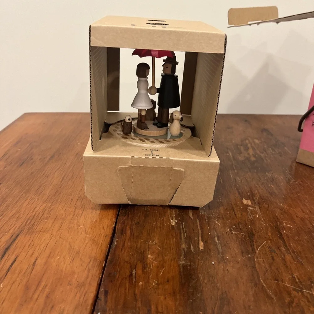 2 Wooderful Life Wooden Music Box - Love Umbrella + Herbie & Friends *NEW*